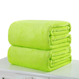 New Super Soft Warm Solid Warm Micro Plush Fleece Blanket Throw Rug Sofa Bedding Blankets 50x70cm