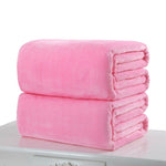 New Super Soft Warm Solid Warm Micro Plush Fleece Blanket Throw Rug Sofa Bedding Blankets 50x70cm