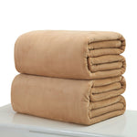 New Super Soft Warm Solid Warm Micro Plush Fleece Blanket Throw Rug Sofa Bedding Blankets 50x70cm