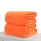New Super Soft Warm Solid Warm Micro Plush Fleece Blanket Throw Rug Sofa Bedding Blankets 50x70cm