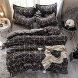 Fashion Simple Style home bedding sets bed linen duvet cover flat sheet Bedding Set Winter Full King Single Queen,bed set 2020